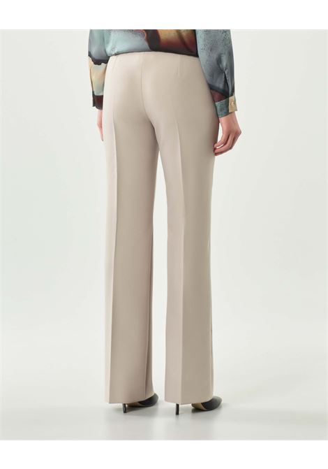 Pantalone Flare Stretch Franca bianco sporco con Linea Aderente EMME DI MARELLA | Pantalone | FRANCA002