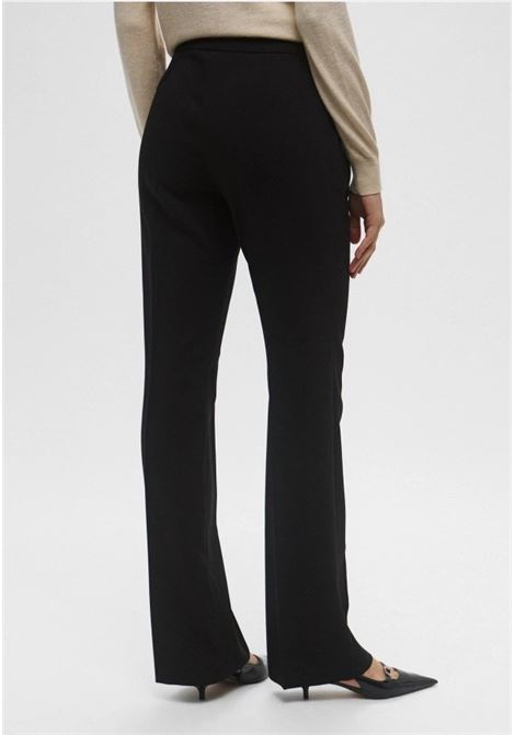 Pantalone Flare Stretch Franca Nero con Linea Aderente EMME DI MARELLA | Pantalone | FRANCA008