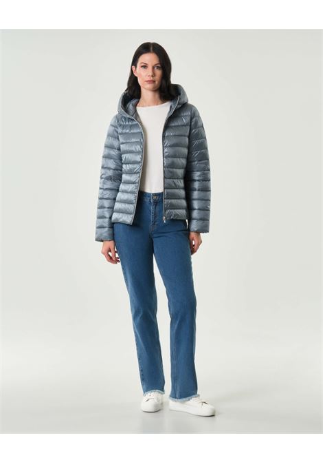 Giubbino imbottito corto azzurrino Geneve in tessuto antigoccia EMME DI MARELLA | Piumino | GENEVE006