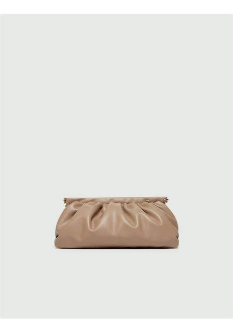 Pouch Morbida Gloria Beige con Tracolla in Catena Dorata EMME DI MARELLA | Borsa | GLORIA001