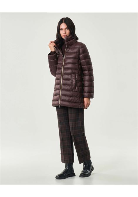 Giubbino imbottito corto Plage bordeaux in tessuto tecnico antigoccia EMME DI MARELLA | Piumino | PLAGE011