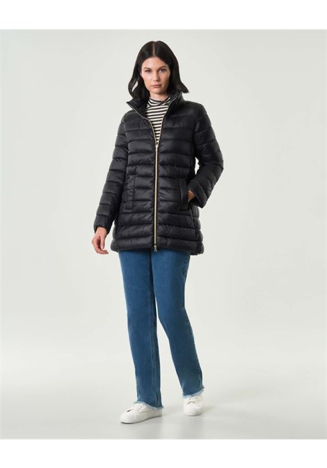 Giubbino imbottito corto Plage nero in tessuto tecnico antigoccia EMME DI MARELLA | Piumino | PLAGE015