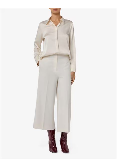 Camicia in raso panna Rapa con strass argento EMME DI MARELLA | Camicia | RAPA001