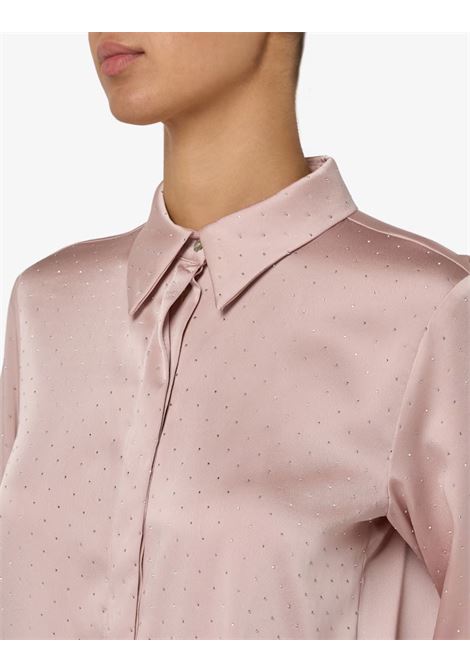 Camicia in raso cipria Rapa con strass argento EMME DI MARELLA | Camicia | RAPA002