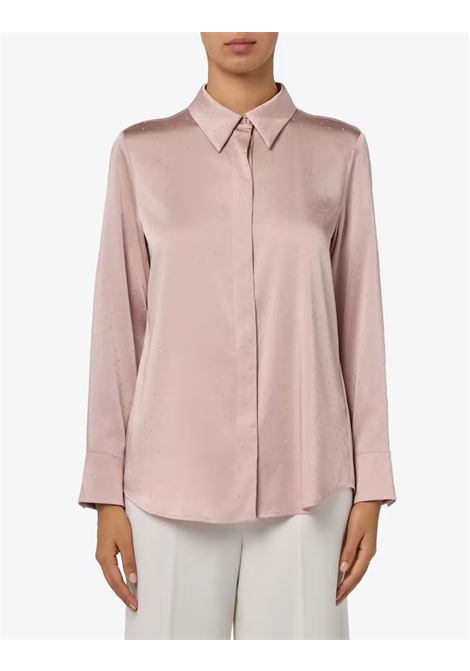 Camicia in raso cipria Rapa con strass argento EMME DI MARELLA | Camicia | RAPA002