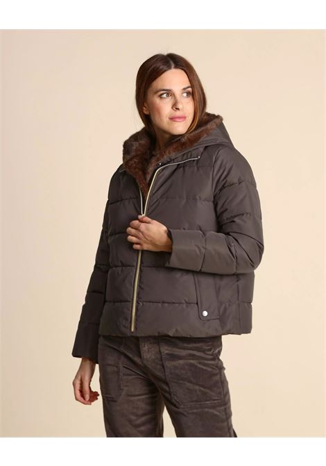 Piumino Corto Retore Cioccolato in Taffetà Tecnico EMME DI MARELLA | Piumino | RETORE003