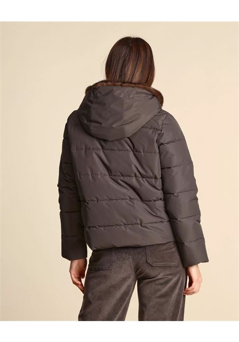 Piumino Corto Retore Cioccolato in Taffetà Tecnico EMME DI MARELLA | Piumino | RETORE003