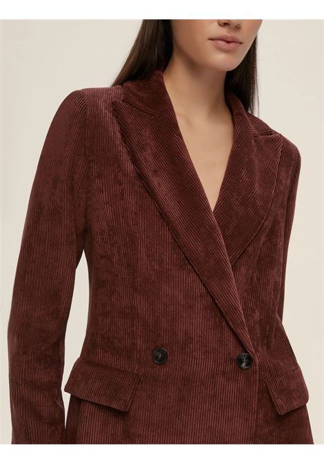 Giacca Topazio in Velluto a Coste Stretch Color Terracotta EMME DI MARELLA | Giacca | TOPAZIO004