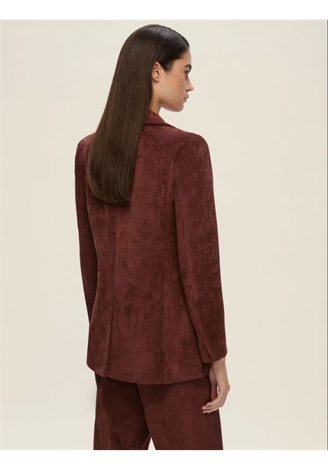 Giacca Topazio in Velluto a Coste Stretch Color Terracotta EMME DI MARELLA | Giacca | TOPAZIO004