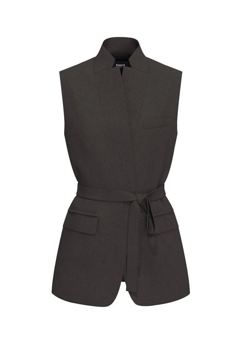 Giacca Smanicata Ursula in Flanella Leggera Grigio Antracite EMME DI MARELLA | Giacca | URSULA010