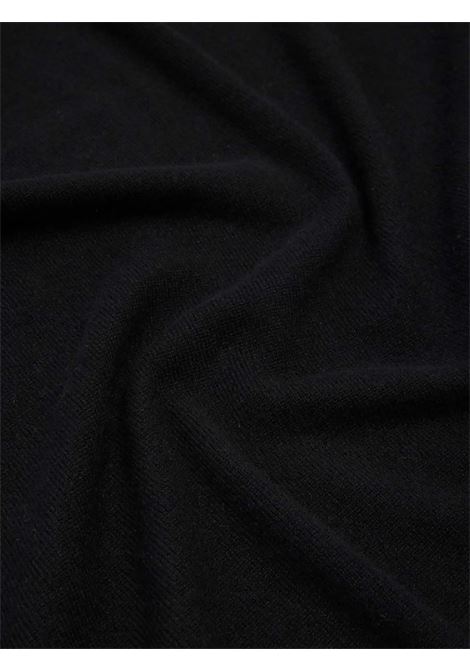Sciarpa Brenton Nera in Maglia con Logo Guess GUESS | Sciarpa | AW5437POL03BLA