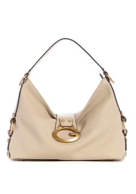 Borsa Camden color Osso a Spalla con Maxi Fibbia G Dorata GUESS | Borsa | HWBB9308180BON