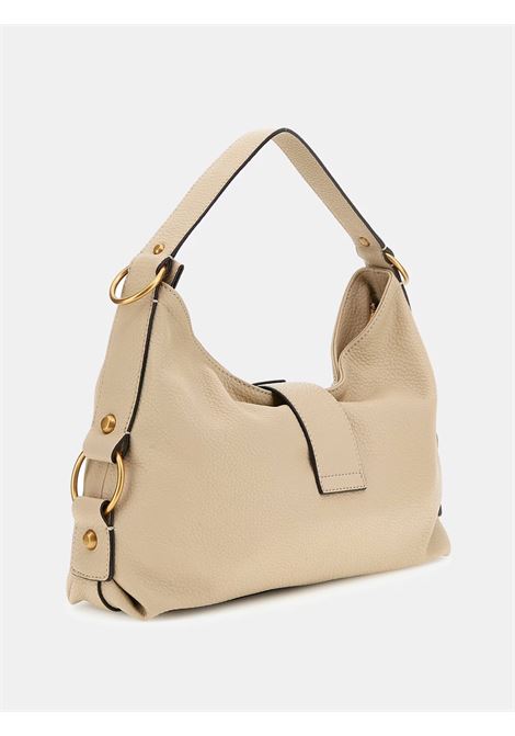 Borsa Camden color Osso a Spalla con Maxi Fibbia G Dorata GUESS | Borsa | HWBB9308180BON