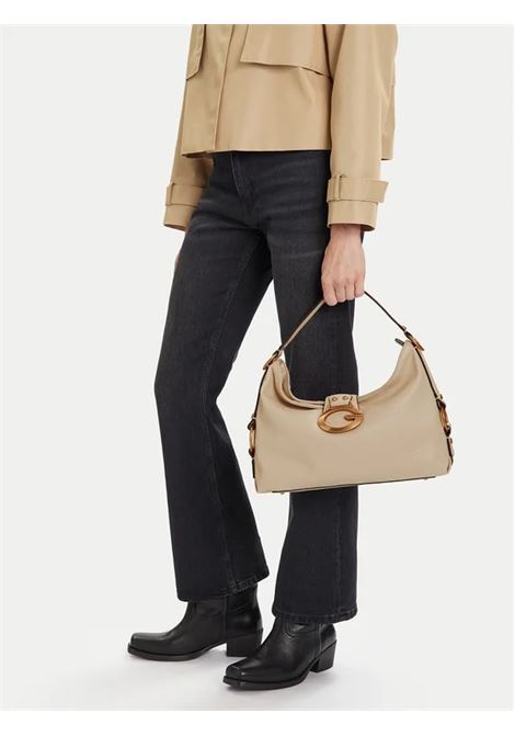 Borsa Camden color Osso a Spalla con Maxi Fibbia G Dorata GUESS | Borsa | HWBB9308180BON