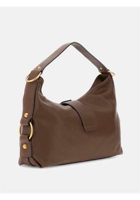 Borsa Guess Camden color caffè a Spalla con Maxi Fibbia G Dorata GUESS | Borsa | HWBB9308180ESP