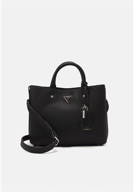 Borsa a Mano Meridian II Girlfriend Satchel Nera GUESS | Borsa | HWBG6974060BLA