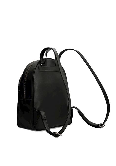 Zaino Manhattan II Large Backpack Nero in Ecopelle Liscia GUESS | Zaino | HWBG7118330BLA