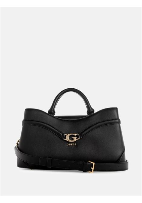 Borsa Dea Girlfriend Satchel Nera in Similpelle con Logo G e Tracolla GUESS | Borsa | HWBG7993060BLA