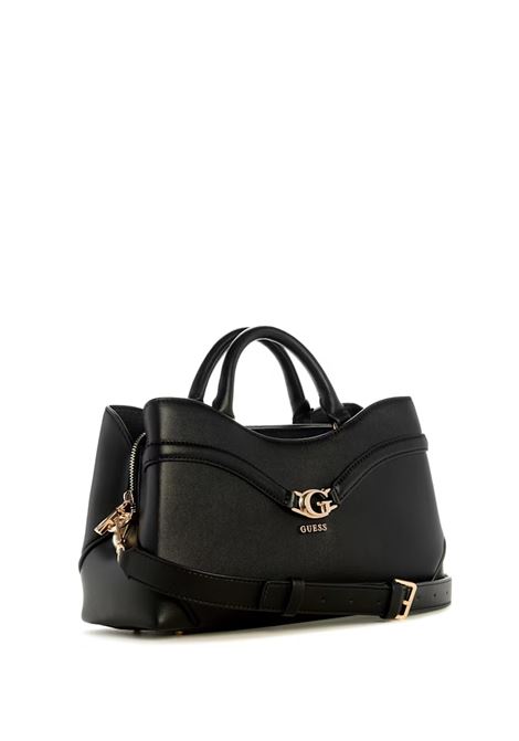 Borsa Dea Girlfriend Satchel Nera in Similpelle con Logo G e Tracolla GUESS | Borsa | HWBG7993060BLA