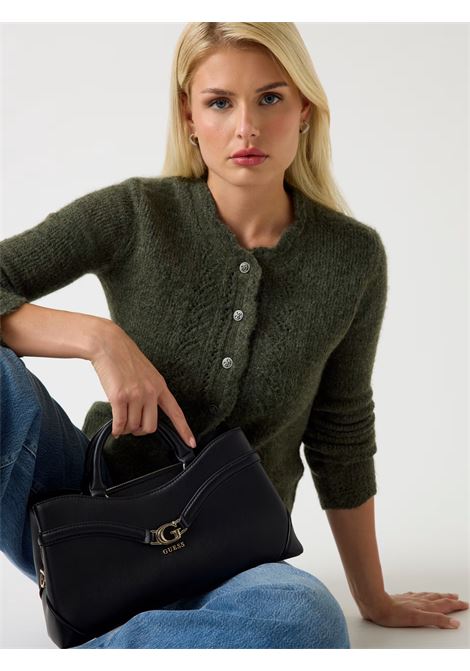 Borsa Dea Girlfriend Satchel Nera in Similpelle con Logo G e Tracolla GUESS | Borsa | HWBG7993060BLA