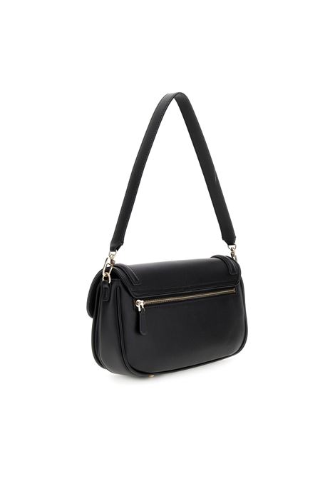 Borsa a Spalla Dea Flap Shoulder Bag Nera con Logo G e Tracolla GUESS | Borsa | HWBG7993200BLA