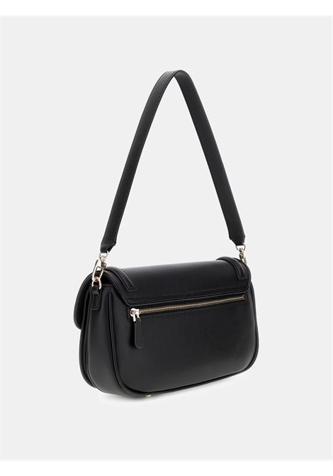 Borsa a Spalla Dea Flap Shoulder Bag Nera con Logo G e Tracolla GUESS | Borsa | HWBG7993200BLA