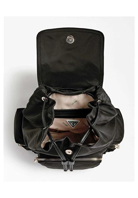 Zaino Eco Gemma Nero in Materiale Riciclato con Coulisse GUESS | Zaino | HWEYG839532BLA