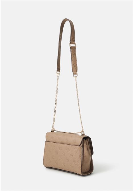 Borsa CRESIDIA II CNVRTBL XBODY FLAP dark taupe GUESS | Borsa | HWPD9888210DKO