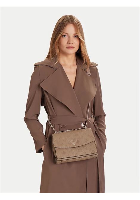 Borsa CRESIDIA II CNVRTBL XBODY FLAP dark taupe GUESS | Borsa | HWPD9888210DKO