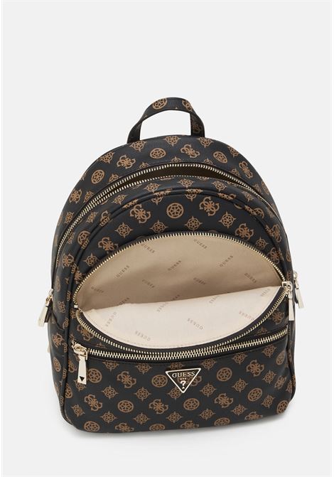 Zaino Manhattan II Large Backpack Mocha in Simil Pelle GUESS | Zaino | HWPG7118330MLO