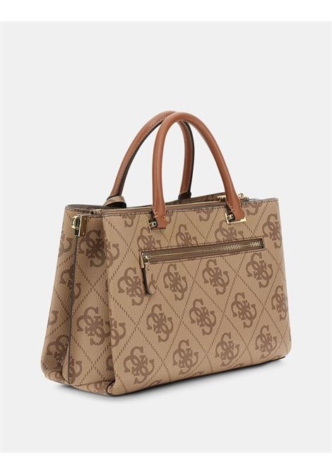 Borsa a Mano Erenia Girlfriend Satchel Latte con Stampa 4G GUESS | Borsa | HWSO7838060LTL