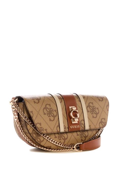 Borsa a Tracolla Erenia Convertible Xbody Flap color Latte GUESS | Borsa | HWSO7838210LTL