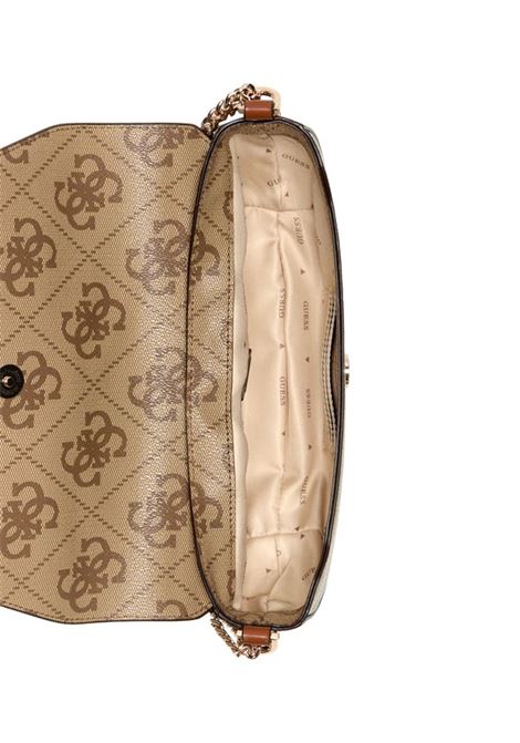 Borsa a Tracolla Erenia Convertible Xbody Flap color Latte GUESS | Borsa | HWSO7838210LTL