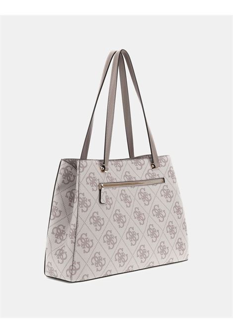 Borsa Tote Erenia 4G Dark Taupe con Stampa Monogram GUESS | Borsa | HWSO7838230DKO