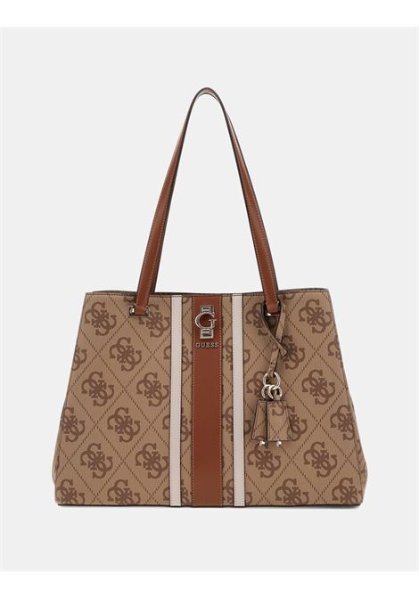 Borsa Tote Erenia 4G color Latte con Stampa Monogram GUESS | Borsa | HWSO7838230LTL