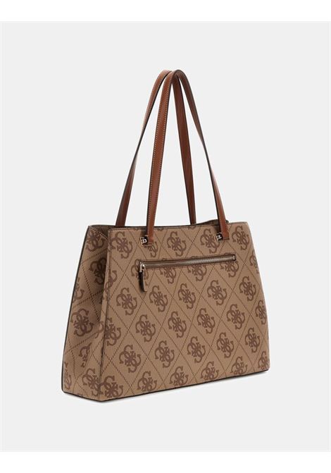 Borsa Tote Erenia 4G color Latte con Stampa Monogram GUESS | Borsa | HWSO7838230LTL