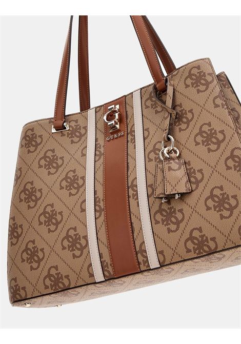 Borsa Tote Erenia 4G color Latte con Stampa Monogram GUESS | Borsa | HWSO7838230LTL