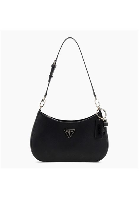 Borsa a Spalla NOELLE II TOP ZIP Nera con Chiusura a Zip GUESS | Borsa | HWZG9672180BLA