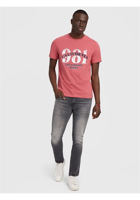 Jeans Uomo Miami Grigio Skinny Fit in Misto Cotone GUESS | Jeans | M2YAN1D4Q522CRG