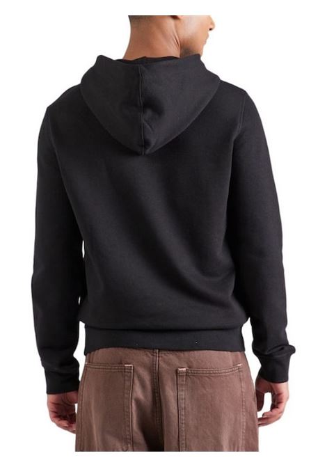 Felpa con Cappuccio Beau nera con Logo Ricamato GUESS | Felpa | M5YQ36KCN01JBLK