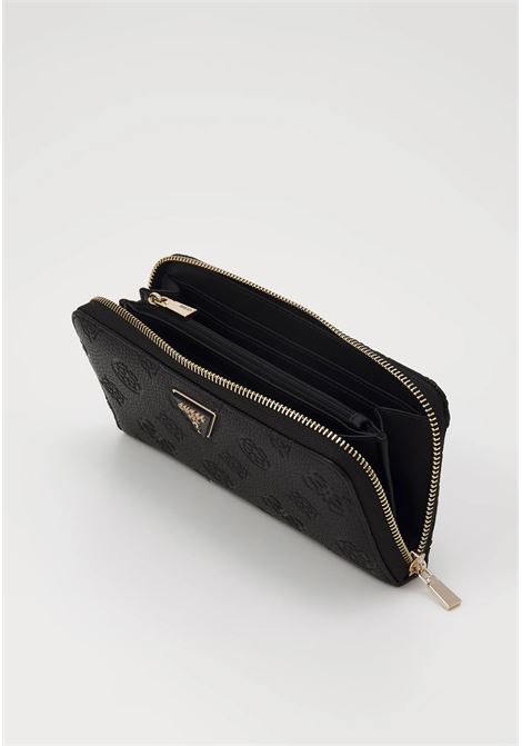 Portafoglio Cresidia II Nero Grande con Chiusura a Zip GUESS | Portafogli | SWPD9888146BLO