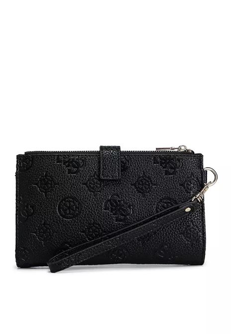 Portafoglio Cresidia II Nero con Doppia Chiusura a Zip GUESS | Portafogli | SWPD9888157BLO