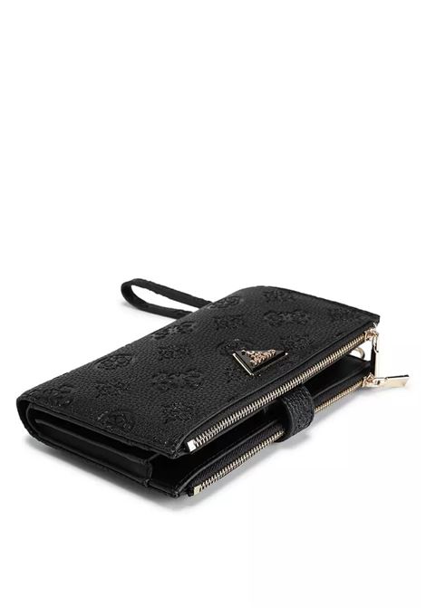 Portafoglio Cresidia II Nero con Doppia Chiusura a Zip GUESS | Portafogli | SWPD9888157BLO