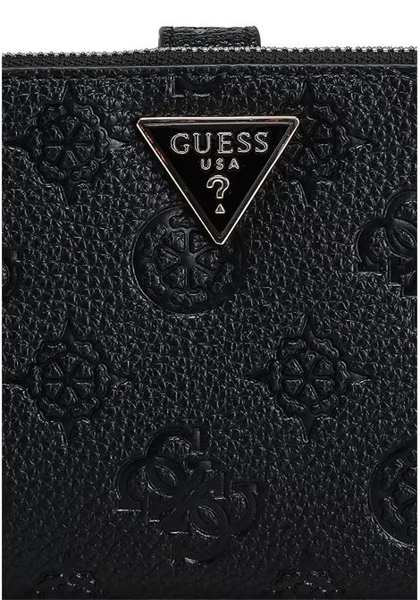 Portafoglio Cresidia II Nero con Doppia Chiusura a Zip GUESS | Portafogli | SWPD9888157BLO
