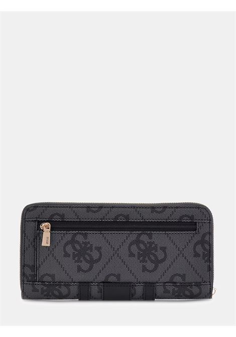 Portafoglio Erenia 4G nero in Similpelle con Chiusura Zip GUESS | Portafogli | SWSO7838146CLO
