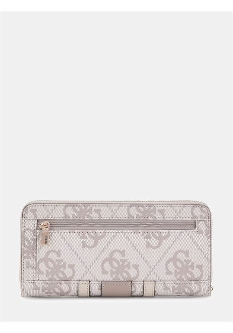 Portafoglio Erenia 4G in Similpelle tortora scuro con Chiusura Zip GUESS | Portafogli | SWSO7838146DKO