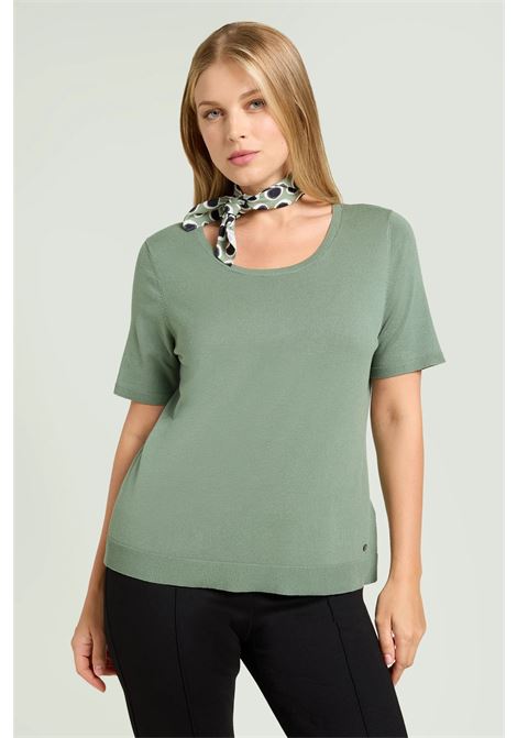 Maglia in Viscosa Comfort Verde Salvia con Maniche Corte LUISA VIOLA | T-shirt m/m | M506L007875N005