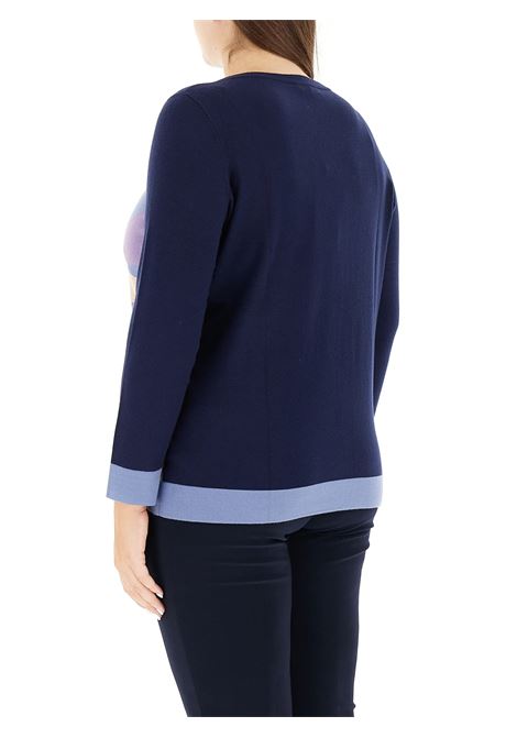 Maglia malva multicolor Floreale a Maniche Lunghe LUISA VIOLA | Maglia | M507L007876N0C1