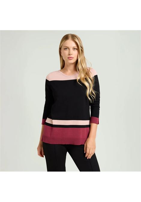 Maglia Color Block Multicolor in Viscosa Comfort LUISA VIOLA | Maglia | M534L007904N0B2