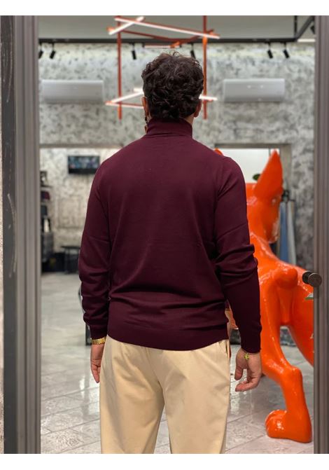 Lupetto bordeux in Misto Viscosa Finezza 12 MARK-UP | Maglia | MK20012BORDO